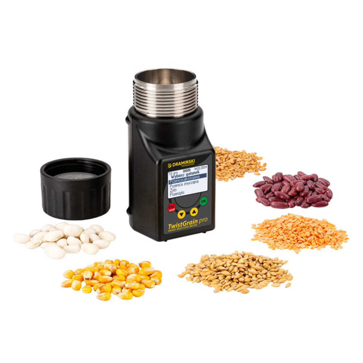 Draminski Miernik tester wilgotności do pomiaru zboża ziarna